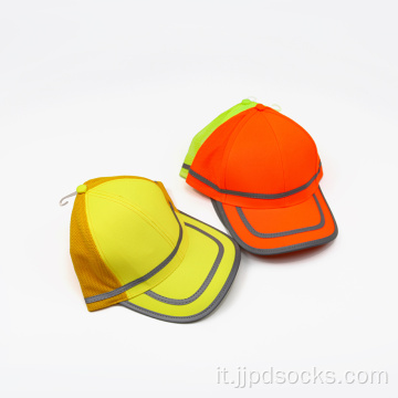 Cappello da lavoro a strisce riflettente